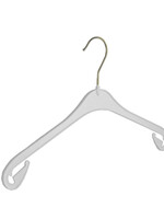 Kledinghanger - Volwassenen - NA38 - 80 Stuks - Blousehanger - Shirthanger - Kunststof - Wit - Rokinkepingen - 38 cm - Kleerhanger - NA-Serie