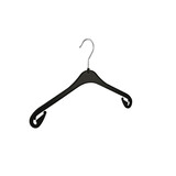Kledinghanger - Volwassenen - NA38 - 120 Stuks - Blousehanger - Shirthanger - Kunststof - Zwart - Rokinkepingen - 38 cm - Kleerhanger - NA-Serie