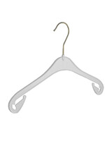 Kledinghanger - Kinderen - NA33 - 80 Stuks - Blousehanger - Shirthanger - Kunststof - Wit - Rokinkepingen - 33 cm - Kleerhanger - Kinderhanger - NA-Serie