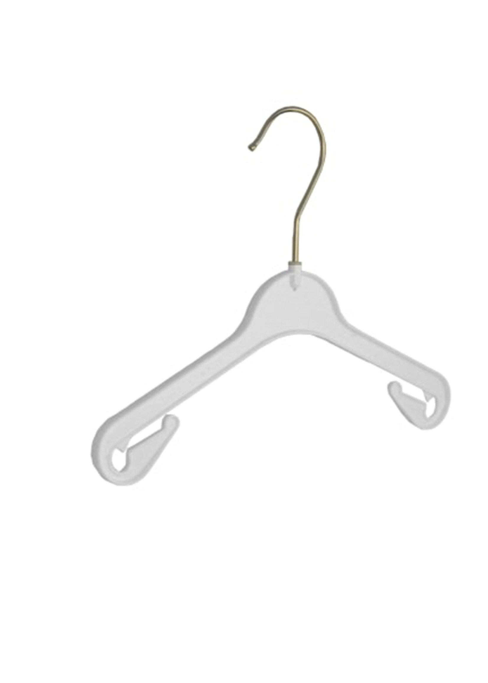 Kledinghanger - Baby - NA26 - 20 Stuks - Blousehanger - Shirthanger - Kunststof - Wit - Rokinkepingen - 26 cm - Kleerhanger - Babybügel - NA-Serie