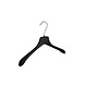 Mantelhanger - Kostuumhanger - Jassenhanger - Volwassenen - MR38 - 40 Stuks - Kunststof - Zwart - Gebogen Model - Schouderverbreding 2,5 cm - 38 cm - Kledinghanger - Kleerhanger - MR-Serie Mantelhanger - Kostuumhanger - Jassenhanger - Volwassenen - MR38 - 40 Stuks - Kunststof - Zwart - Gebogen Model - Schouderverbreding 2,5 cm - 38 cm - Kledinghanger - Kleerhanger - MR-Serie