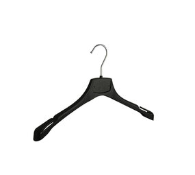 Mantelhanger - Kostuumhanger - Jassenhanger - Volwassenen - MRA39 - 40 Stuks - Kunststof - Zwart - Gebogen Model - Schouderverbreding 2,2 cm - Rokinkepingen - 39 cm - Kledinghanger - Kleerhanger - MRA-Serie