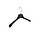 Mantelhanger - Kostuumhanger - Jassenhanger - Kinderen - MRA36 - 40 Stuks - Kunststof - Zwart - Gebogen Model - Schouderverbreding 2,2 cm - Rokinkepingen - 36 cm - Kinderhanger - Kledinghanger - Kleerhanger - MRA-Serie