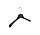 Mantelhanger - Kostuumhanger - Jassenhanger - Kinderen - MRA36 - 20 Stuks - Kunststof - Zwart - Gebogen Model - Schouderverbreding 2,2 cm - Rokinkepingen - 36 cm - Kinderhanger - Kledinghanger - Kleerhanger - MRA-Serie