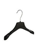 Mantelhanger - Kostuumhanger - Jassenhanger - Kinderen - MRA28 - 50 Stuks - Kunststof - Zwart - Gebogen Model - Schouderverbreding 2,2 cm - Rokinkepingen - 28 cm - Kinderhanger - Kledinghanger - Kleerhanger - MRA-Serie