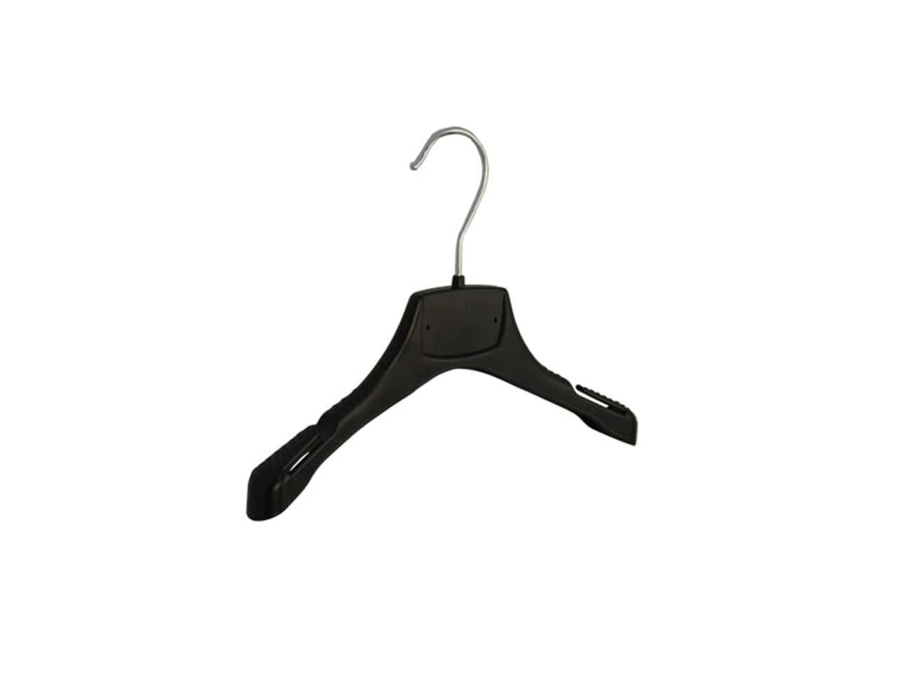 Mantelhanger - Kostuumhanger - Jassenhanger - Kinderen - MRA28 - 30 Stuks - Kunststof - Zwart - Gebogen Model - Schouderverbreding 2,2 cm - Rokinkepingen - 28 cm - Kinderhanger - Kledinghanger - Kleerhanger - MRA-Serie