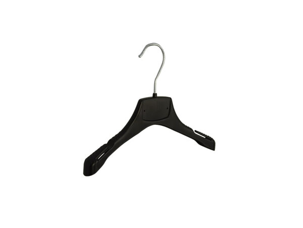 Mantelhanger - Kostuumhanger - Jassenhanger - Kinderen - MRA28 - 30 Stuks - Kunststof - Zwart - Gebogen Model - Schouderverbreding 2,2 cm - Rokinkepingen - 28 cm - Kinderhanger - Kledinghanger - Kleerhanger - MRA-Serie