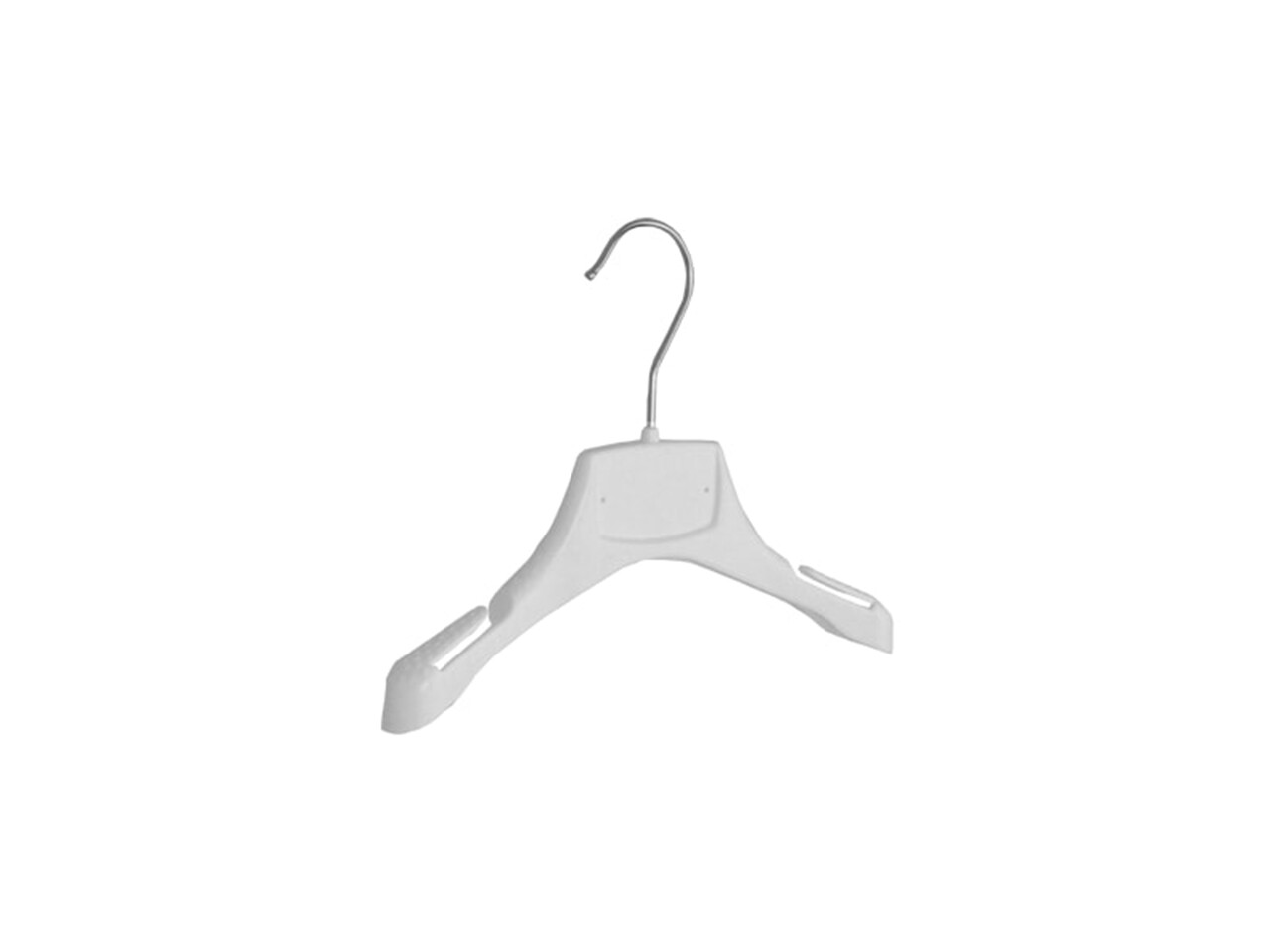 Mantelhanger - Kostuumhanger - Jassenhanger - Kinderen - MRA24 - 30 Stuks - Kunststof - Wit - Gebogen Model - Schouderverbreding 2,2 cm - Rokinkepingen - 24 cm - Kinderhanger - Kledinghanger - Kleerhanger - MRA-Serie