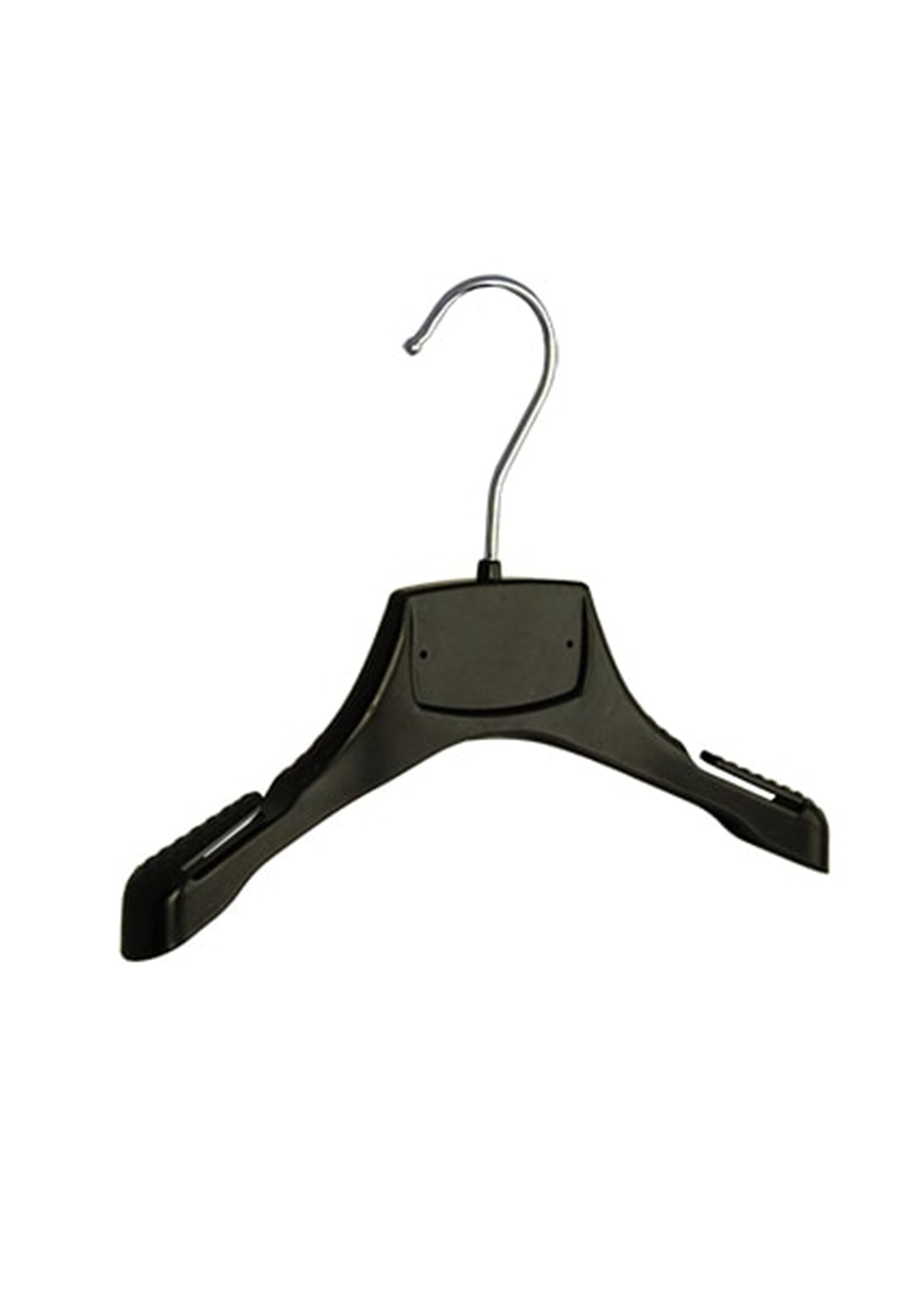 Mantelhanger - Kostuumhanger - Jassenhanger - Kinderen - MRA24 - 40 Stuks - Kunststof - Zwart - Gebogen Model - Schouderverbreding 2,2 cm - Rokinkepingen - 24 cm - Kinderhanger - Kledinghanger - Kleerhanger - MRA-Serie