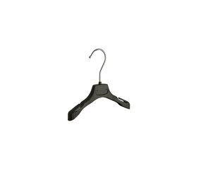 Mantelhanger - Kostuumhanger - Jassenhanger - Baby - MRA20 - 40 Stuks - Kunststof - Zwart - Gebogen Model - Schouderverbreding 2,2 cm - Rokinkepingen - 20 cm - Babyhanger - Kledinghanger - Kleerhanger - MRA-Serie