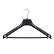 Mantelhanger - Kostuumhanger - Jassenhanger - Volwassenen - GP45 - 40 Stuks - Kunststof - Zwart - Gebogen Model - Schouderverbreding 7 cm - Broeklat - 45 cm - Kledinghanger - Kleerhanger - GP-Serie Mantelhanger - Kostuumhanger - Jassenhanger - Volwassenen - GP45 - 40 Stuks - Kunststof - Zwart - Gebogen Model - Schouderverbreding 7 cm - Broeklat - 45 cm - Kledinghanger - Kleerhanger - GP-Serie