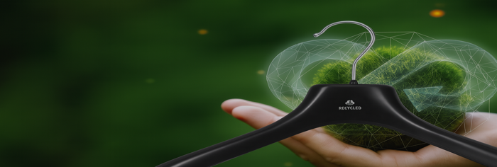 Kledinghangers kunststof (recycling)