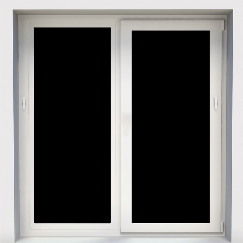 Schwarze verdunkelnde Fensterfolie kein Licht mehr (schwarz) 