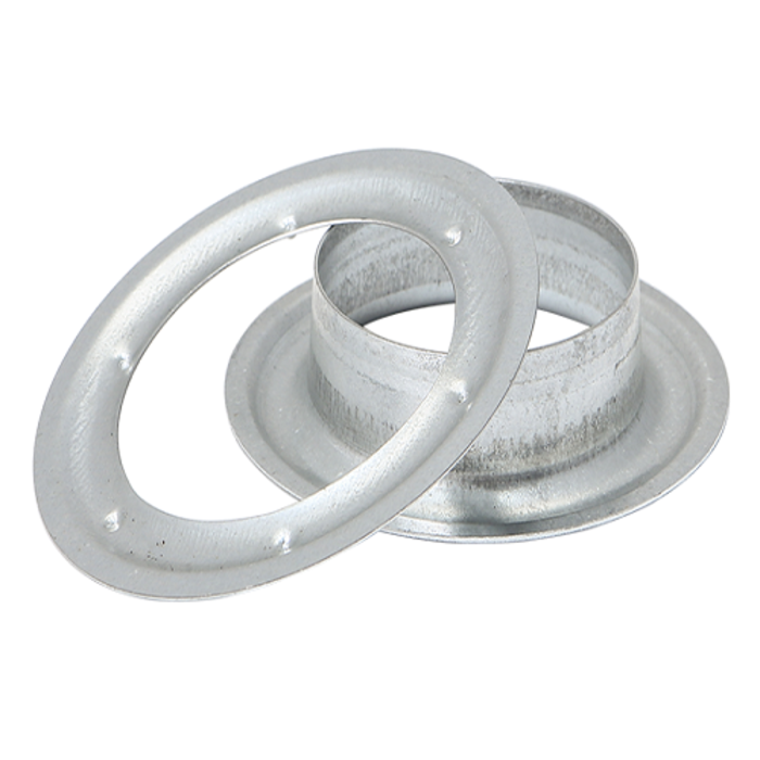 ZEILRING, KOPER VERNIKKELT 10 MM (PER 100 STUKS)