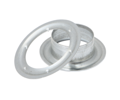 ZEILRING, KOPER VERNIKKELT 16 MM (PER 100 STUKS)