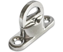 TOURNIQUET DRAAIER, KOPER VERNIKKELT  17 X 11 X 8 MM - GATAFSTAND 23,5 MM (PER 100 STUKS)