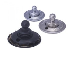 LOXX DOEKDEEL, ANTIEK MESSING (PER 100 STUKS)