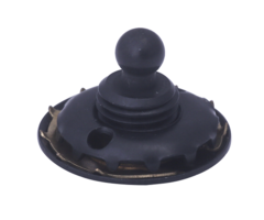 LOXX CLOTH HEAD, BLACK CHROME-PLATED (PER 100 PIECES)