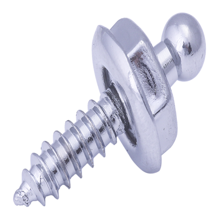 LOXX ZELFTAPPER, KOPER VERNIKKELT 12 MM (PER 100 STUKS)