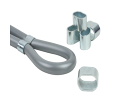 TAIL CLIP, ZINC PLATED 6MM (PER 100 PIECES)