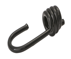 SPIRAL HOOKS, 6MM (PER 100 PIECES)