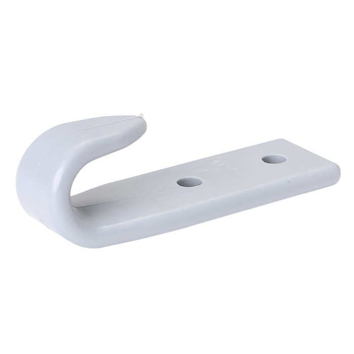 BODY HOOKS, PLASTIC WHITE (PER 100 PIECES)
