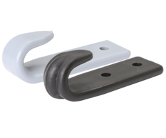 BODYWORK HOOKS, SILVER PLASTIC (PER 100 PIECES)