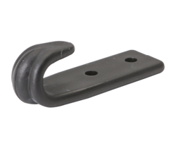 COACH HOOKS, PLASTIC BLACK (PER 100 PIECES)