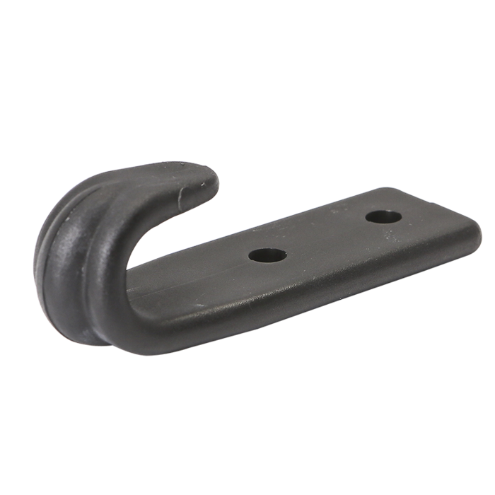 COACH HOOKS, PLASTIC BLACK (PER 100 PIECES)