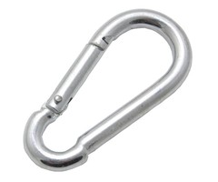 KARABINERHAKEN, VERZINKT 50 MM (100 STÜCK)