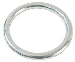 ROUND RINGS, ZINC PLATED 50X5 MM (PER 100 PCS)