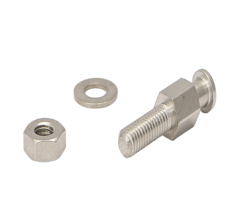 MINAX SCHROEF, KOPER VERNIKKELT, 4 X 20MM  (PER 100 STUKS)
