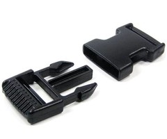 SLIT BUCKLE-PLASTIC 25 MM (PER 100 PIECES)