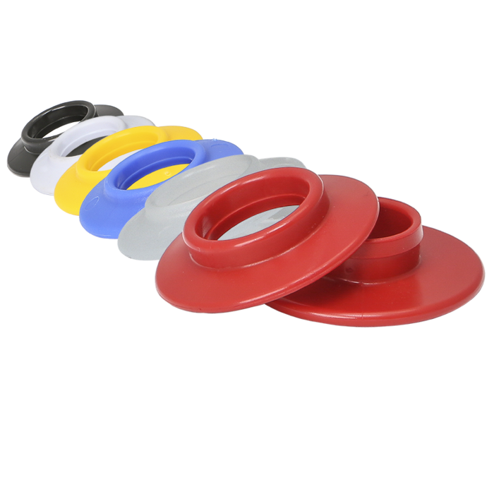 KUNSTSTOF ZEILRING, ROOD (PER 100 STUKS)