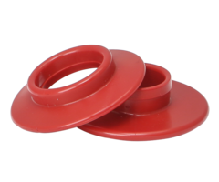 PLASTIC GROMMET, RED (PER 100 PIECES)