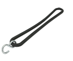 KAROSSERIEGUMMIS MIT S-HAKEN 250 MM (100 STÜCK)