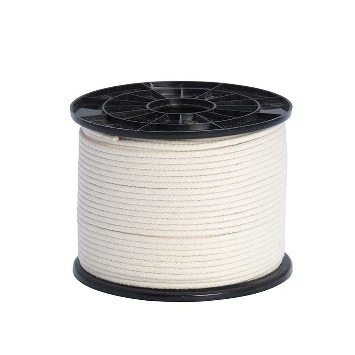 COTTON CORD, BRAIDED 10 MM (200 METRES)