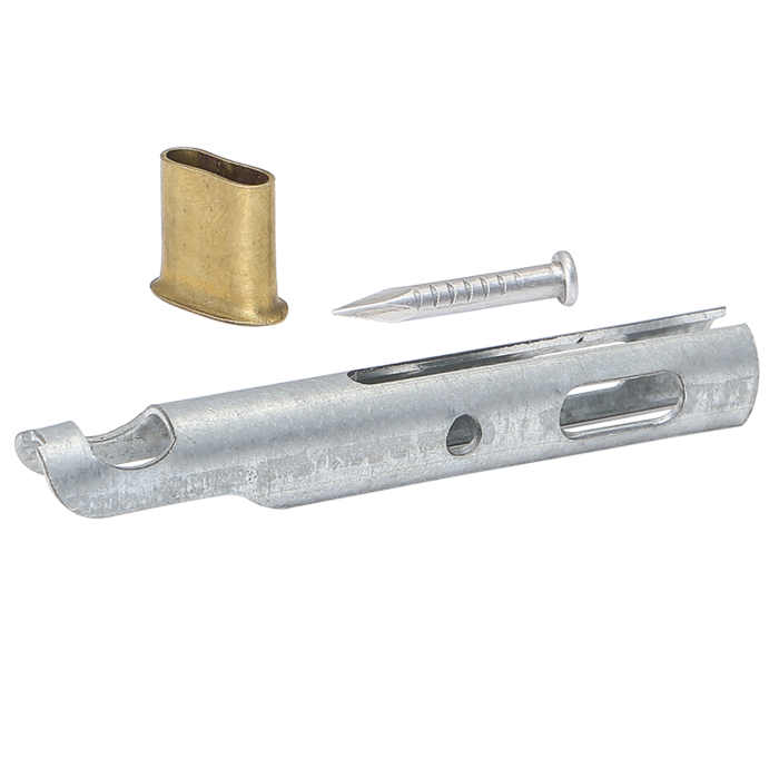 TIR END PIECE, ZINC PLATED 8 MM