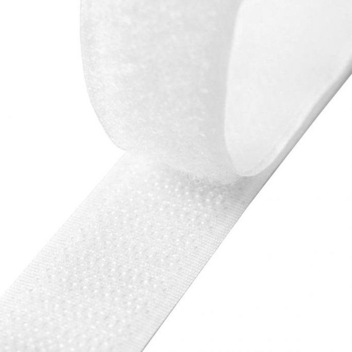 KLETTVERSCHLUSS, NÄHBAR - WEISS