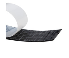 VELCRO, ADHESIVE - BLACK