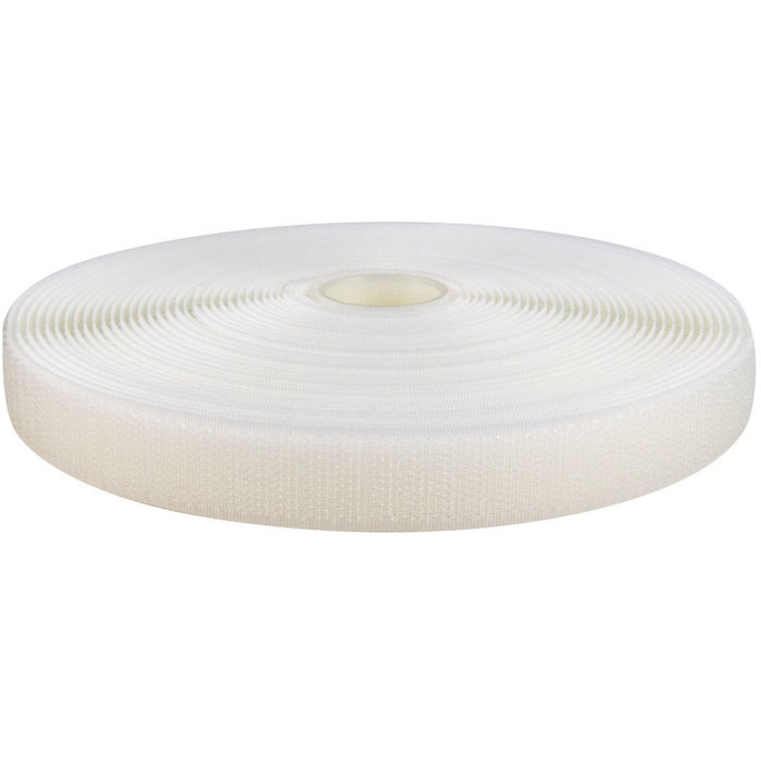 VELCRO, ADHESIVE - WHITE