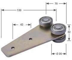DUBBELE LÄUFER- STAAL, SCHIENE NR. 350
