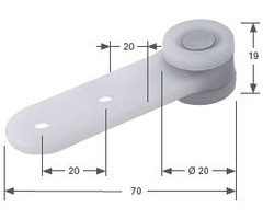 ENKELE RUNNER- KUNSTSTOF, SCHIENE NR. 45