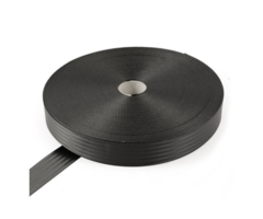 VDH SEAT BELT STRAP 48MM, BLACK (100 METERS)