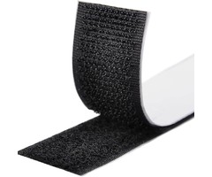VELCRO, SEWABLE - BLACK