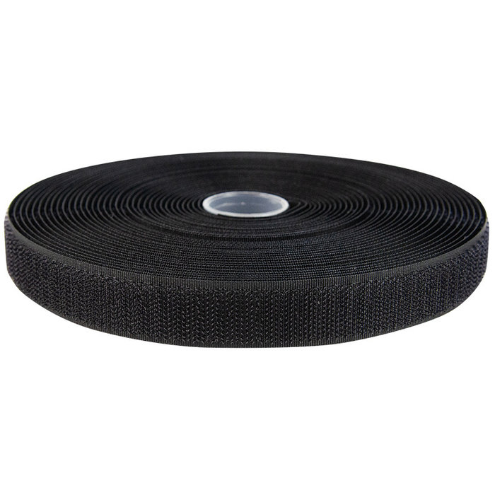 VELCRO, SEWABLE - BLACK