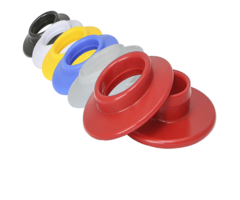 PLASTIC GROMMET, BLACK (PER 100 PIECES)