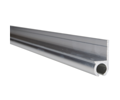 CARAVANRAILS, ALUMINIUM/50 X 21 MM/ KEDERMAAT 10 - 13 MM