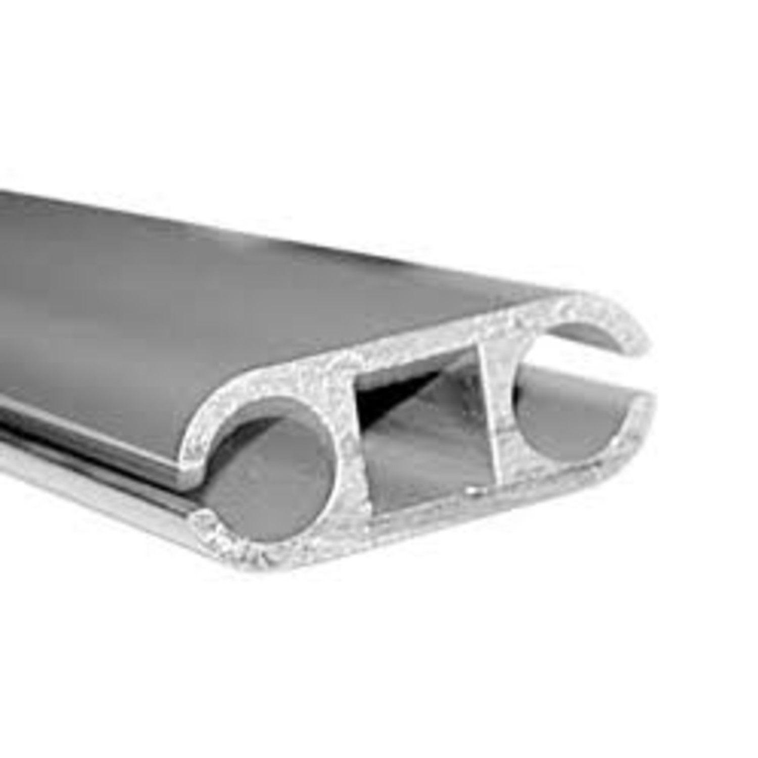 PROVISTON drempel | Geanodiseerd aluminium | Brons donker | Breedte 50 mm | Hoogte 4 mm | Lengte 1000 mm |Geboord aan zijkant | Afdekprofiel | Overgangsprofiel | 1 stuk