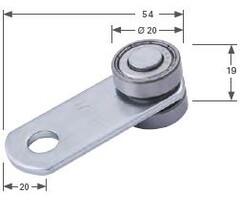 ENKELE RUNNER- STAAL, SCHIENE NR. 45
